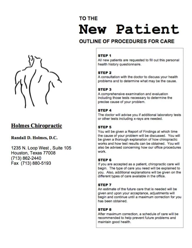 chiro form